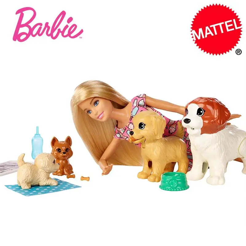 

Mattel Barbie Series Doggy Daycare Doll & Pets Birthday Gifts Children's Toys