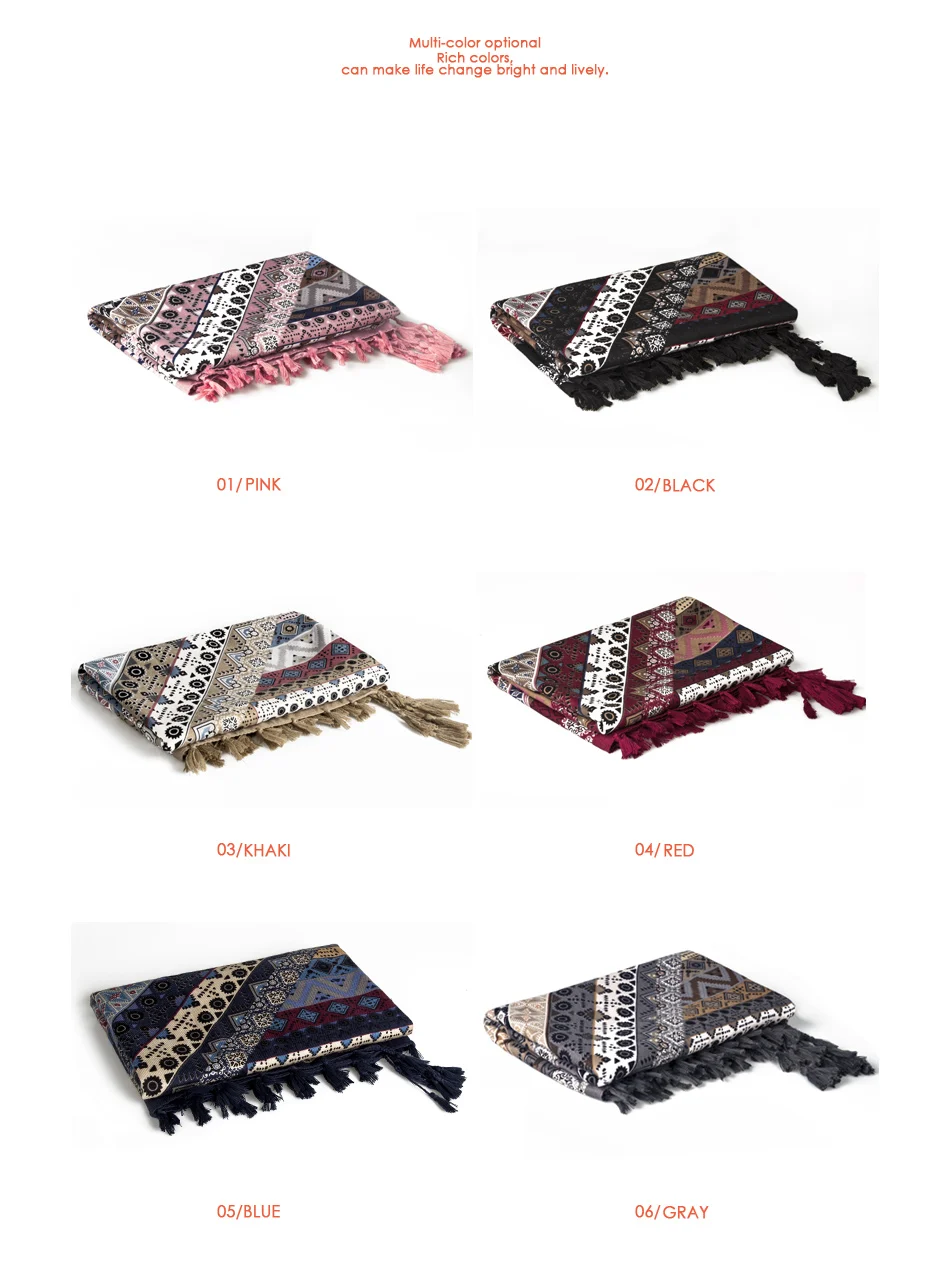 Evrfelan New Scarf Women Winter Scarf With Tassel Printed Flower Pattern Shawl Female Casual Handkerchief Scarves Shawl
