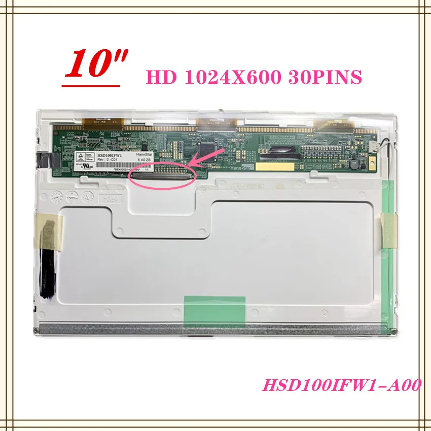 

FREE SHIPPING 10" Laptop Lcd Screen HSD100IFW1 A00 A04 HSD100IFW1 A05 HSD100IFW4 FOR ASUS EEE PCAsus EeePC 1000H notbook