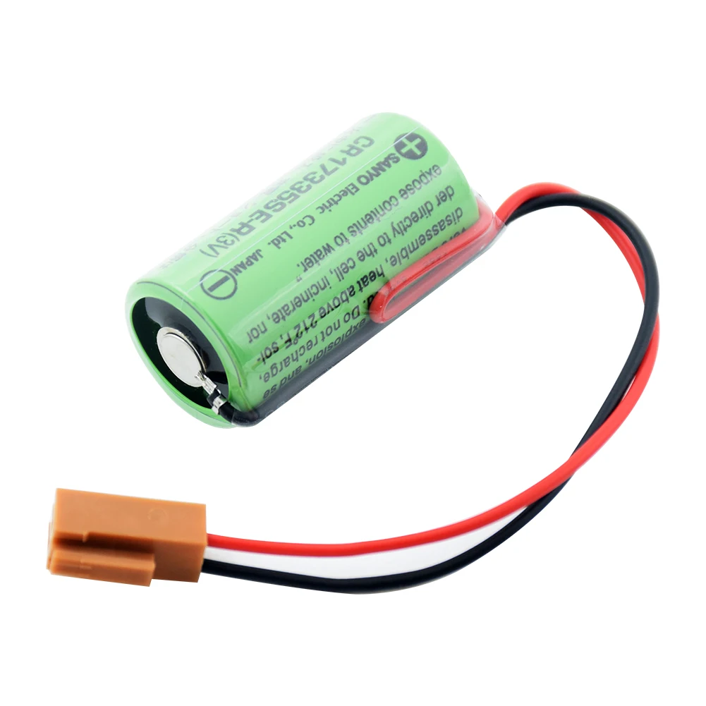 YCDC 3V CR17335SE R PLC аккумулятор CR2/3A CNC система 1800mAh литий ионные резервные батареи для
