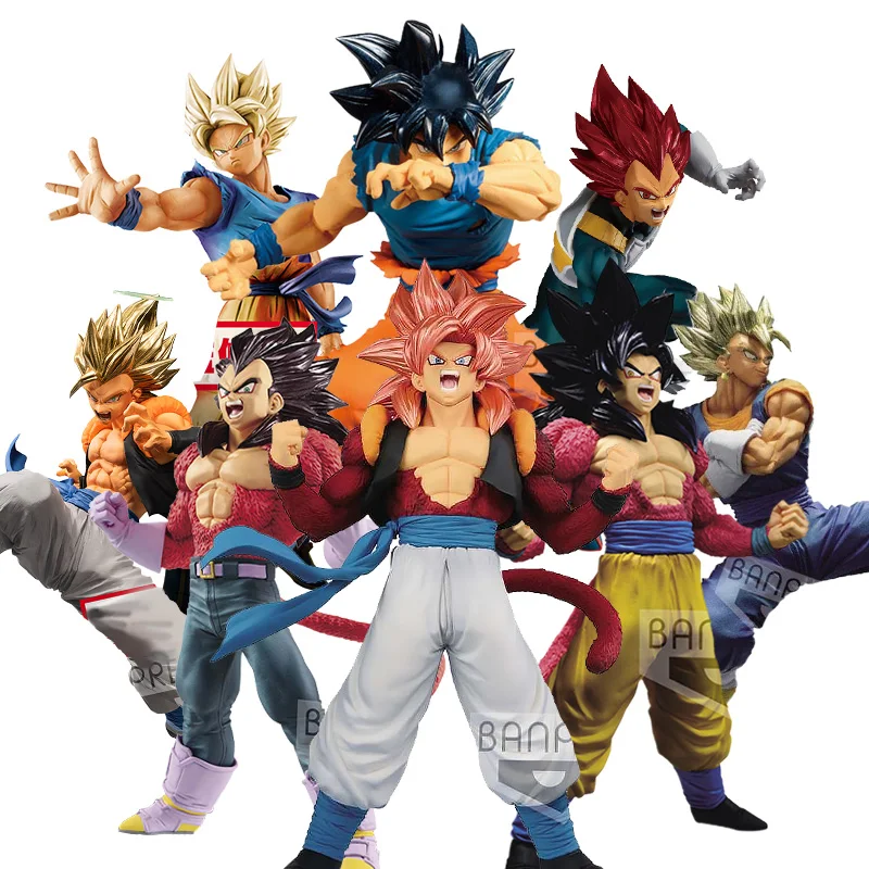 

Dragon Ball Z Saiyan кровь BOS Super Saiyan IV Son Goku Vegeta специальная цветная модель SP