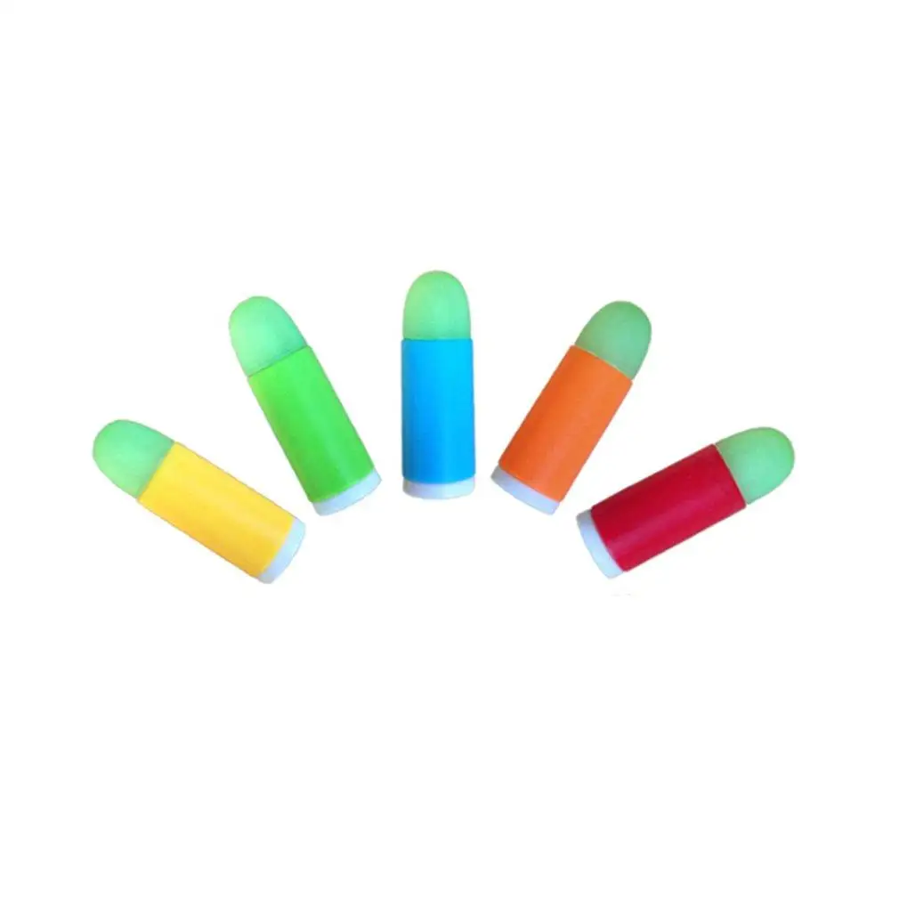 

10pcs/lot Colorful Luminous Bullets Mini Soft Bullet Toy Gun For Pistol Gun LN