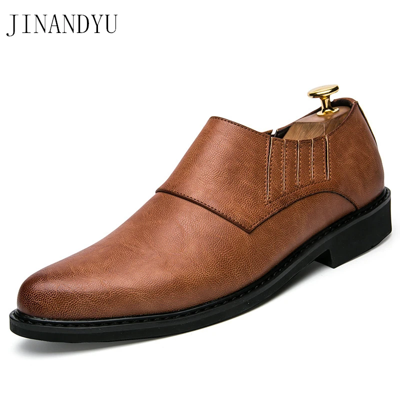

Men Dress Shoes Leather Oxford Shoes for Men Formal Wedding Shoe Men Elegant Fashion Italian Dress Leather Loafers Office Shoe