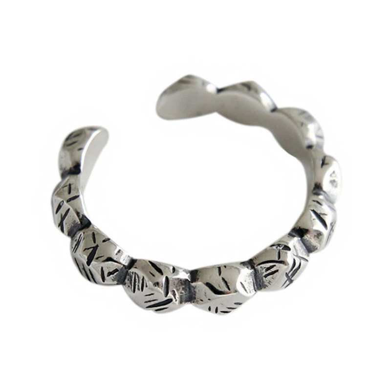 Женское кольцо в стиле панк изящное Винтажное неправильной геометрической формы
