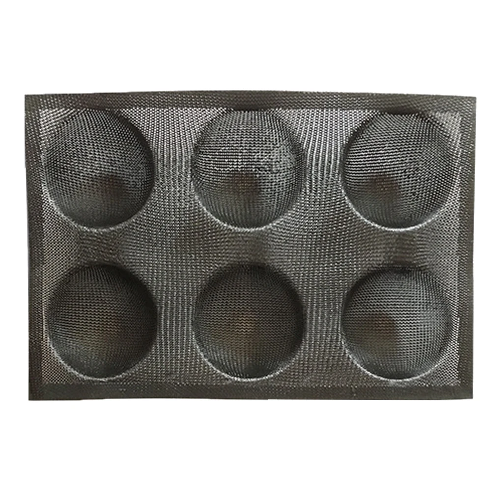 Силиконовые формы для гамбургеров MagiDeal пекарская булочка выпечки хлеба с 6