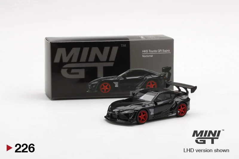 1/64 MINI GT Toyota HKS GR supra Ночная коллекция литых под давлением моделей автомобилей |