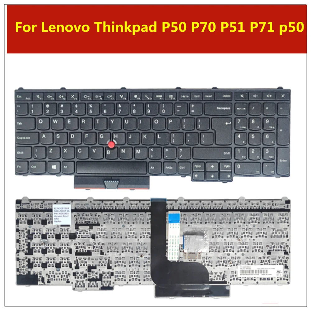 New original For Lenovo Thinkpad P50 P70 P51 P71 p50 laptop keyboard replacement