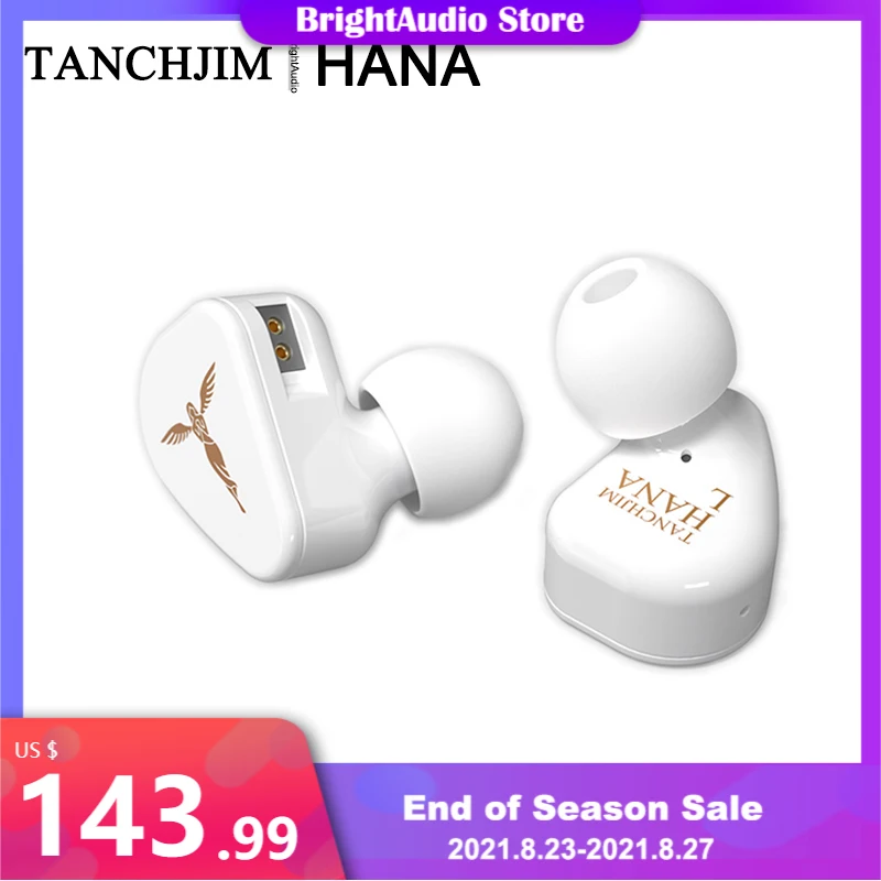TANCHJIM HANA Hi Fi аудио Динамический драйвер в наушники вкладыши Наушники с 2 Pin 0 78 мм