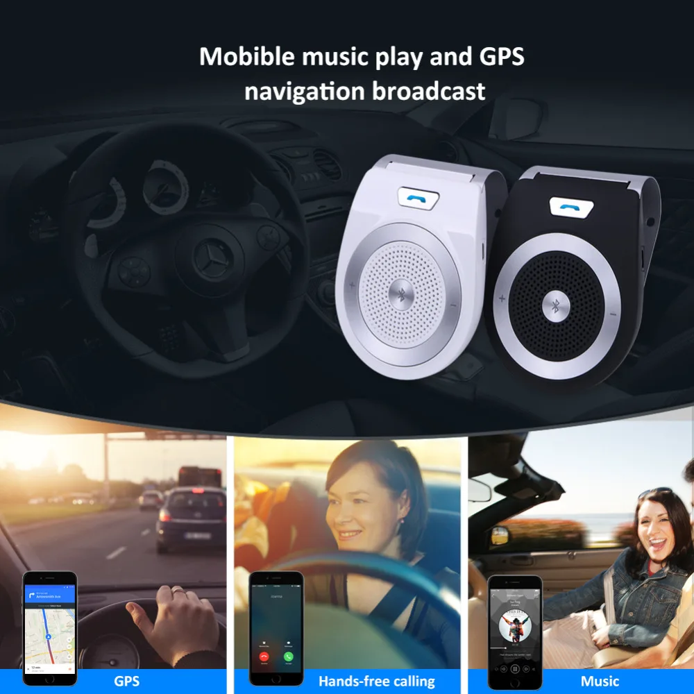 Автомобильный беспроводной Bluetooth-комплект T821 система громкой связи с