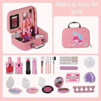 fashion kids cosmetics make up set safe washable childrens makeup set box princess beauty pretend play toys for girl baby toys