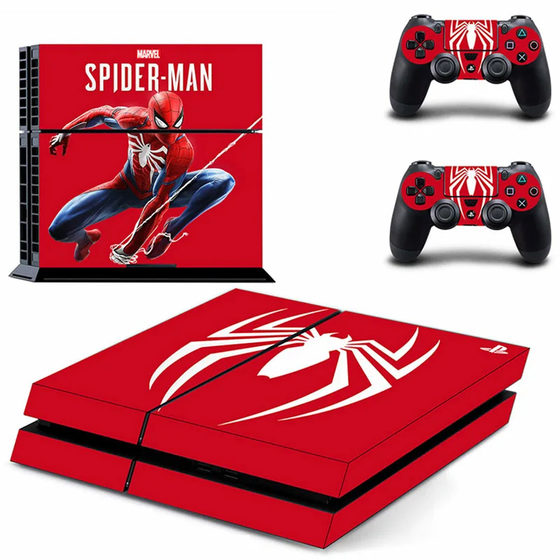 PS 4 стикер Spider-Man Play station s наклейка для PS4 Pegatinas Adesivo консоли playstation и 2 контроллера |