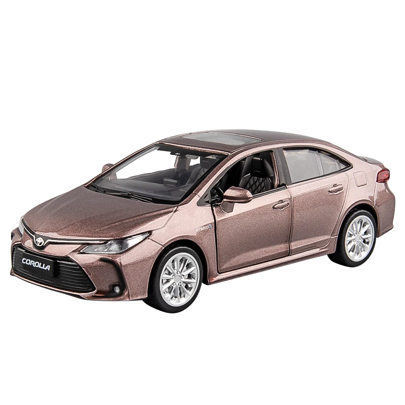 Модель автомобиля Toyota Corolla 1:33 модель из сплава литой под давлением Игрушечная со