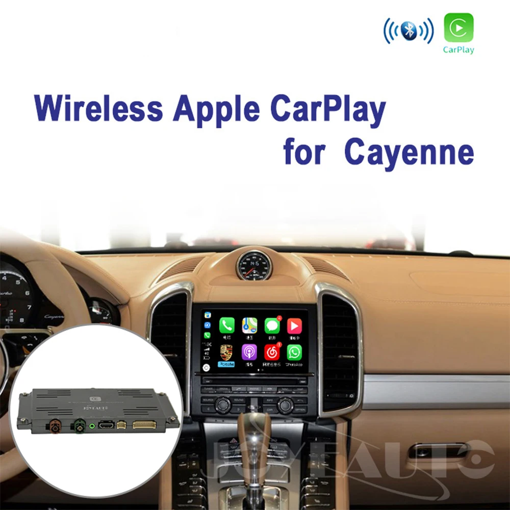 for Cayenne Joyeauto OEM беспроводной Apple CarPlay для Porsche PCM 3,1 Android Авто Cayenne Macan Cayman Panamera Boxster 718 991 911 автомобильный игровой - Цвет: for Cayenne