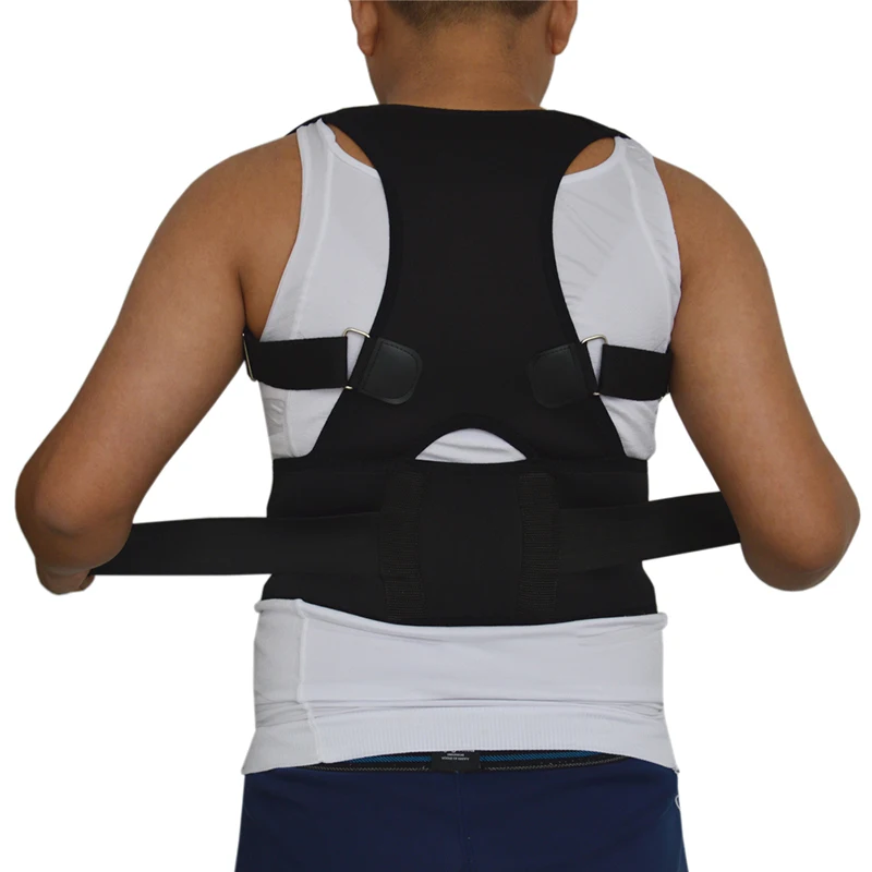 

Spine Support Belt Back Posture Corrector Shoulder Lumbar Brace Adjustable Adult Corset Posture Correction Belt