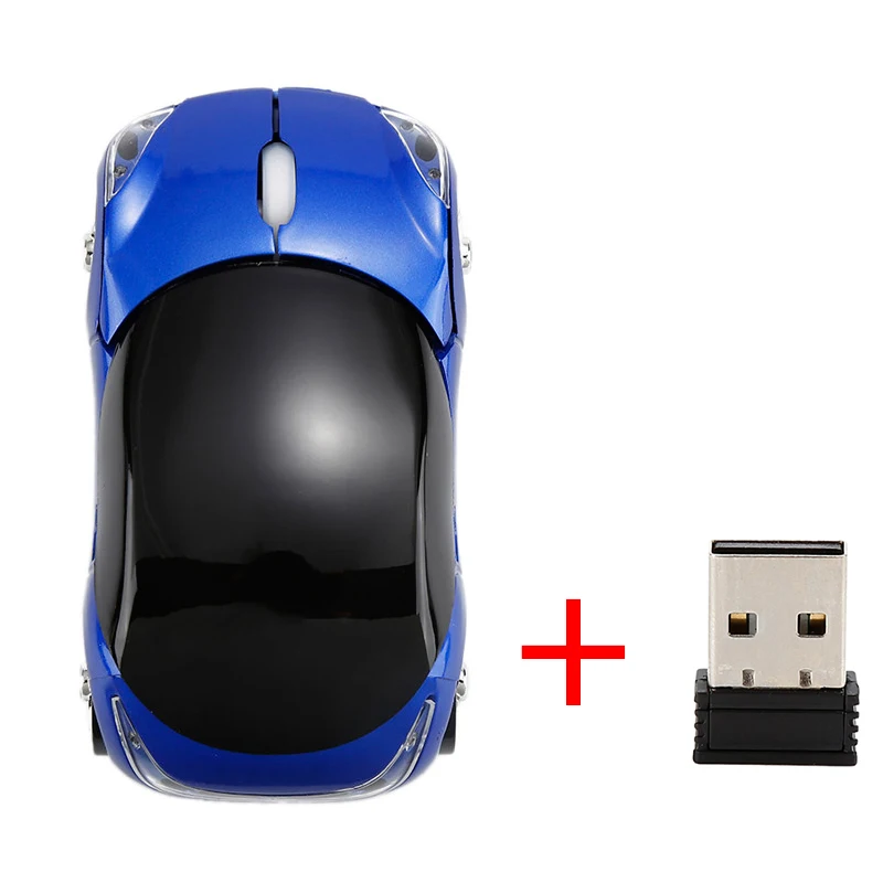 3 Креативная 2,4 GHz 1200 dpi Беспроводная оптическая мышь в форме автомобиля USB прокрутка мыши компьютер Профессиональный для ПК ноутбук с USB Приемником - Цвет: 3
