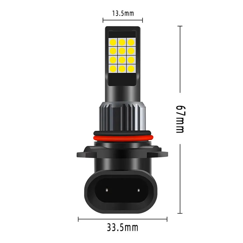 2PCS LED Car Fog Light 9005 Type 12V High Quality White/Yellow Super Bright Lamp Bulb Work Front And Rear Lights | Автомобили и