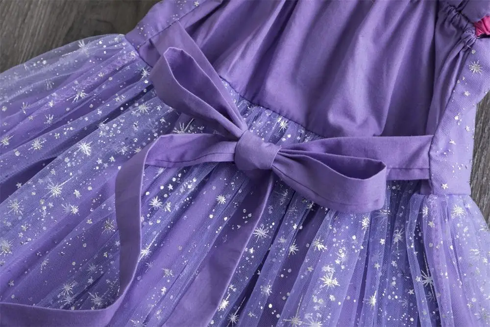 

Baby Girls Rapunzel Princess Dress Toddler Girl Halloween Cosplay Clothes Infant Birthday Party Dress Up Costume for Kids