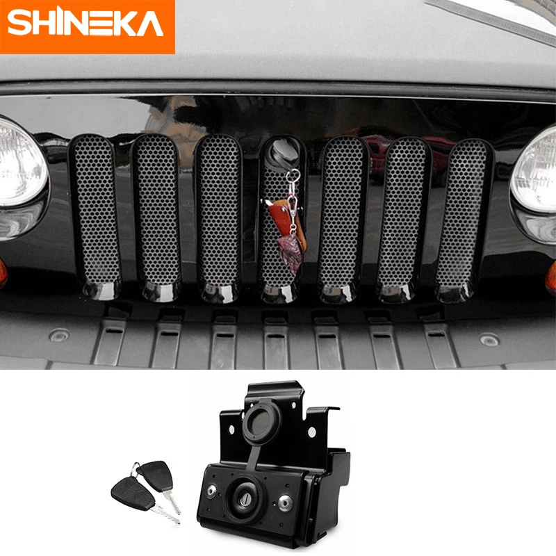 Замки и фурнитура для Jeep Wrangler JK 2007 2017 Автомобильная Противоугонная защелка
