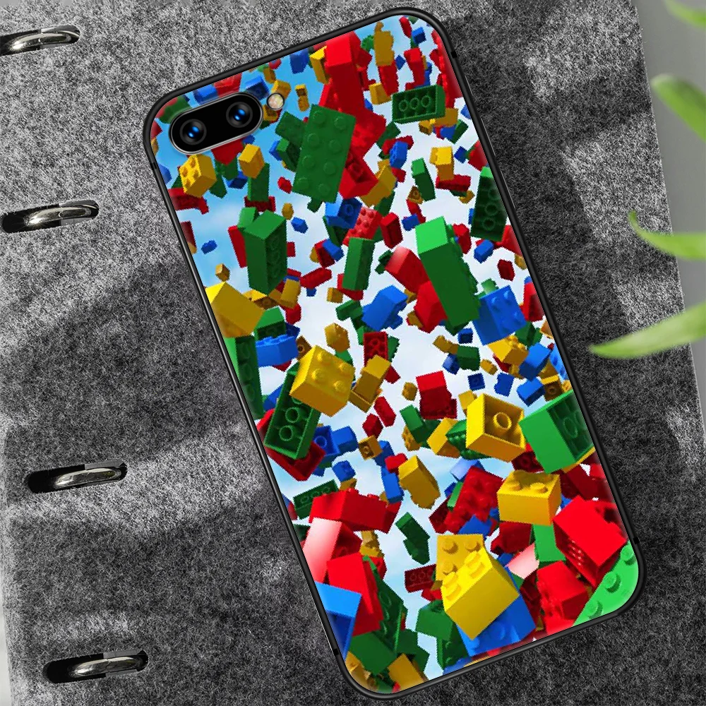 

LEGOs Phone Case Cover Hull For HUAWEI honor 7a 8 8s 8a 8x 9 9x 10 20 i Lite Pro black Cover Pretty Funda Fashion Coque Luxury