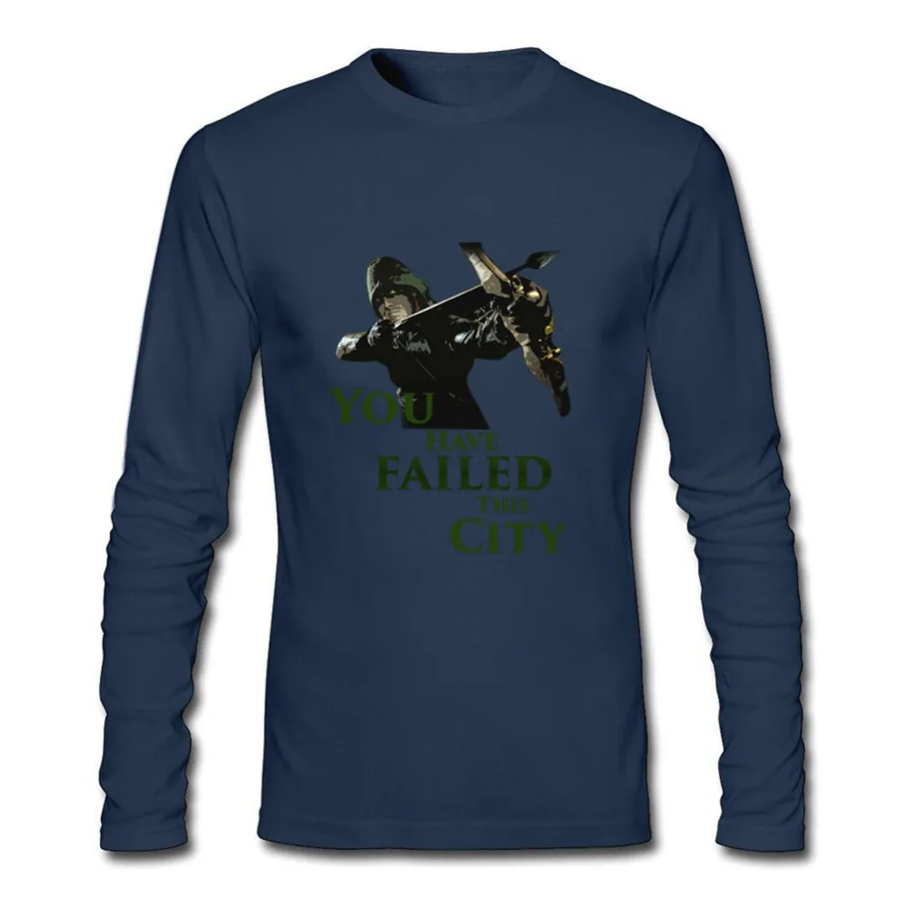 Низкая цена Мужская Зеленая Стрела вы потерпели неудачу в этом городе Забавные