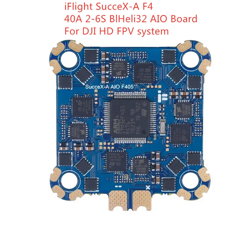 Плата контроллера полета iFlight sucex A F4 40A ESC AIO интегрированная FC MPU6000 2 6S для RC DIY Racing