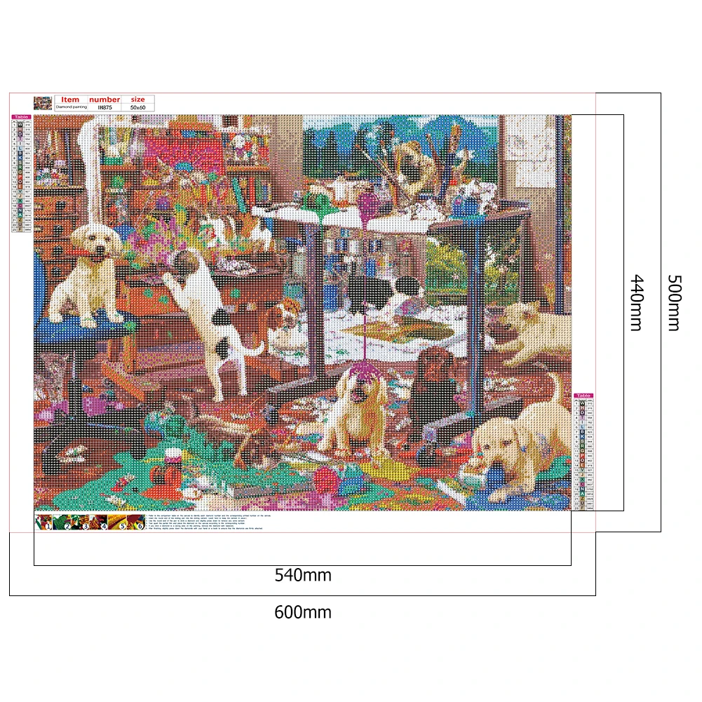 5D мозаичная картина с изображением животных полный дрель алмазов домашний декор