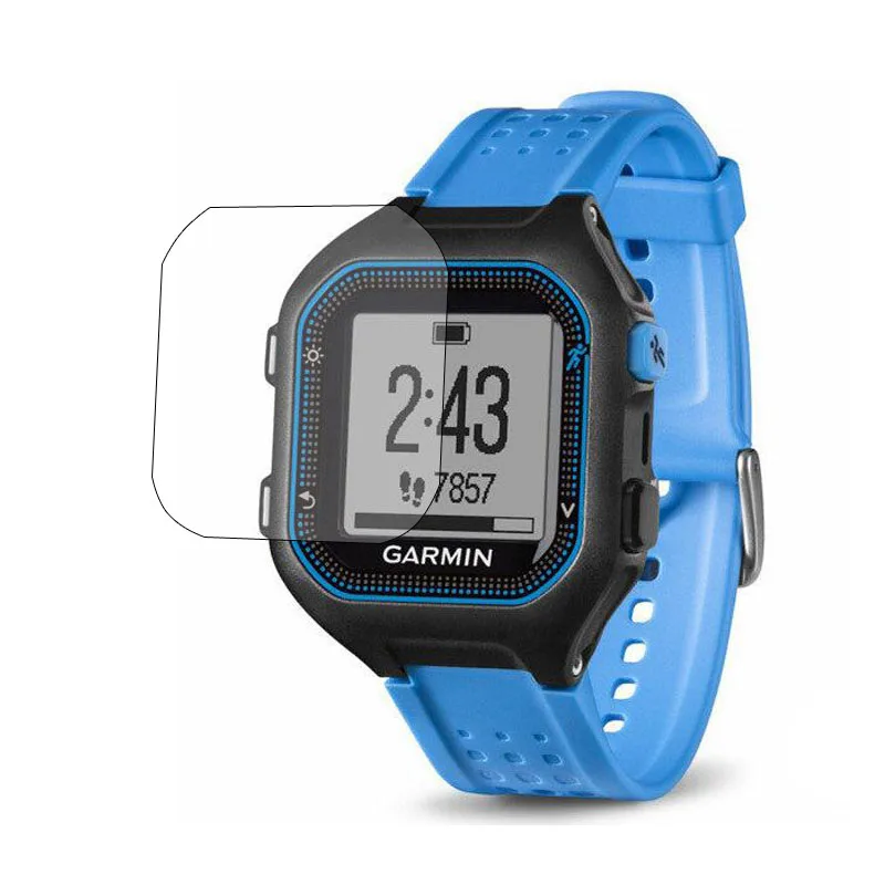 3pcs Soft Clear Protective Film Guard For Garmin Forerunner 25 Man Watch Fr25 Smartwatch LCD Screen Protector Cover Protection