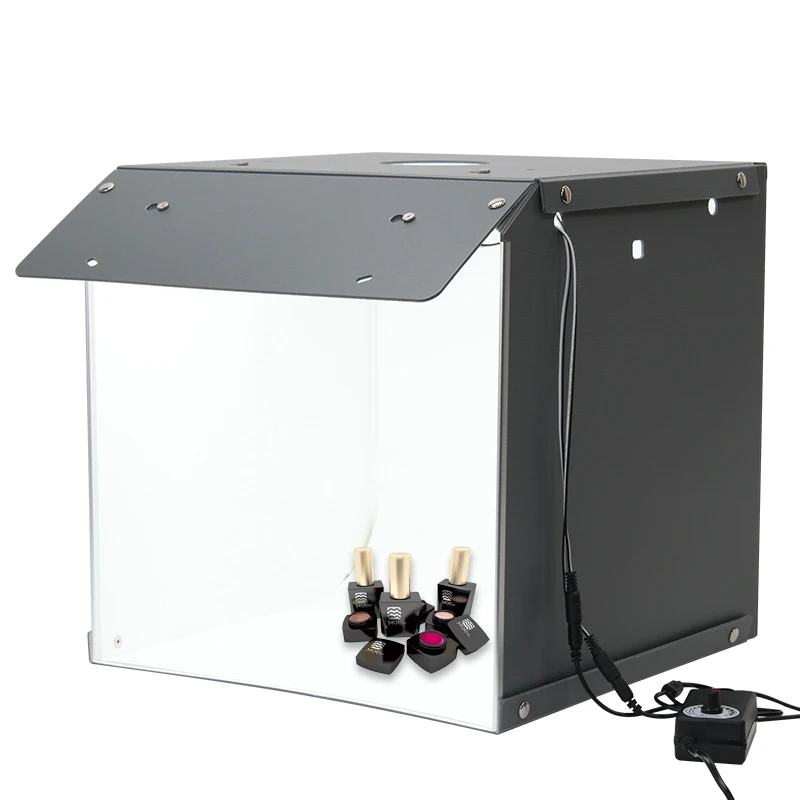 New SANOTO 40cm Photo Studio Box Photography Backdrop Portable Softbox LED Light Photo Box Fold Photo Studio Soft Box