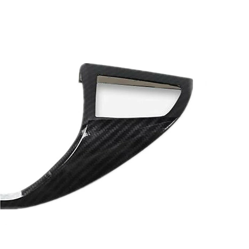 

DWCX ABS Carbon Fiber Style Black Car Steering Wheel Button Cover Trim fit for Maserati Levante Ghibli