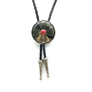 Оригинальный галстук bolo из цинкового сплава в американском ретро-стиле для мужчин и женщин, свадебные подарки