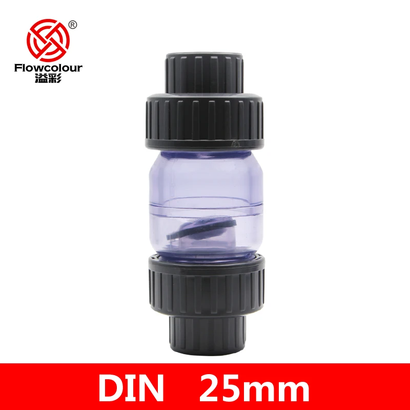 

Free shipping Flowcolour UPVC 25mm Gray Swing Check Valve Non-Return Flap Valve One Way Valve Fish Tank Connector Pipe Fittings