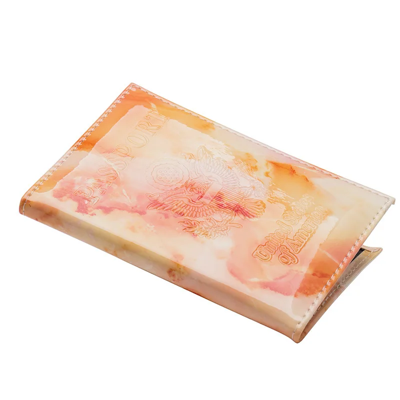 Мраморные обложки для паспорта США из искусственной кожи креативные кредитные