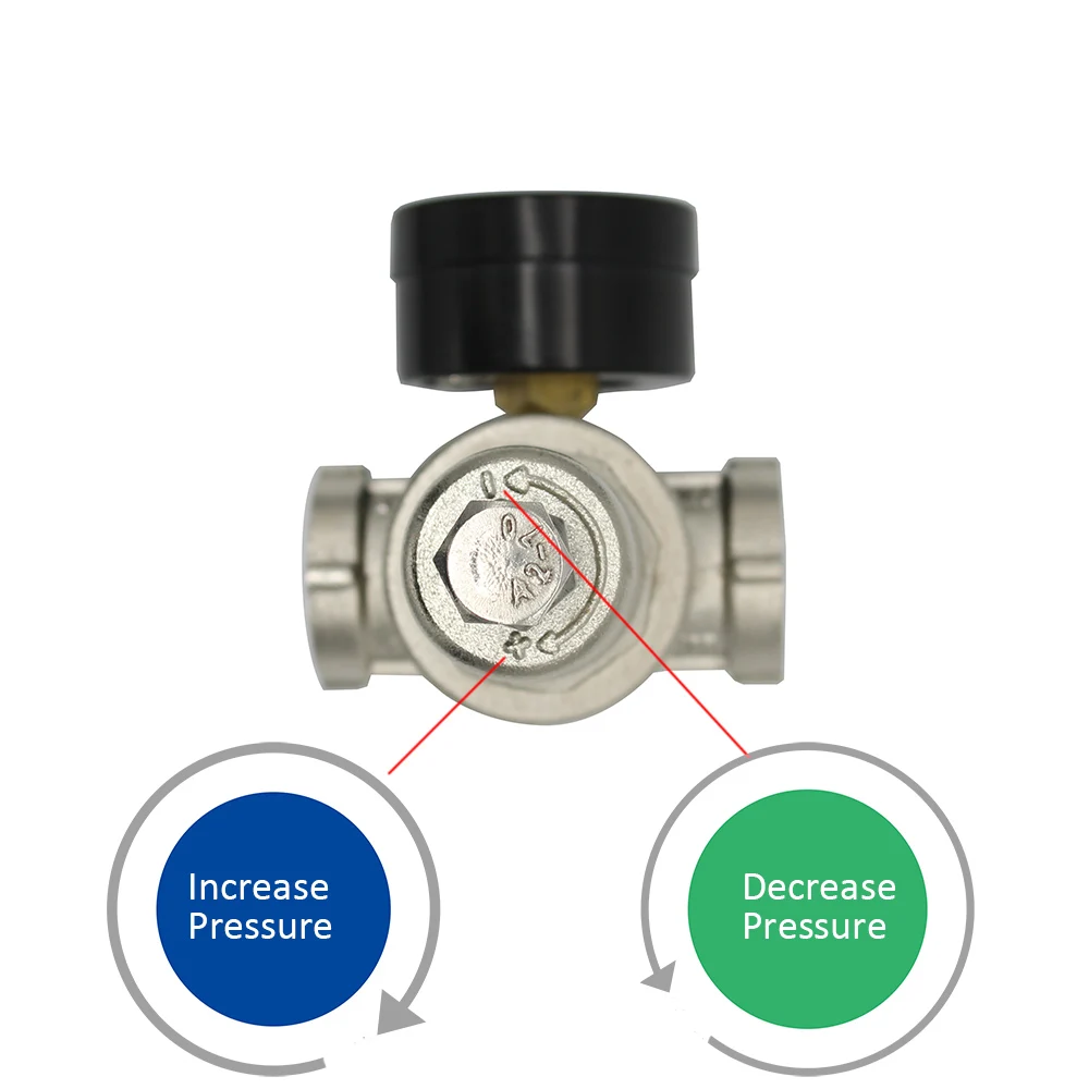 Редуктор давления воды из хромированной латуни регулятор 1/2 | Обустройство дома