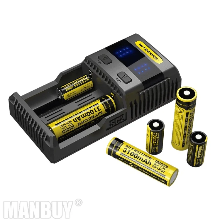 2021 новый NITECORE SC2 интеллигентая (ый) зарядки литий ионным металл гидридных или