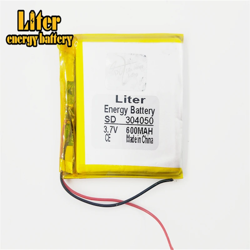 3.7V lithium Tablet polymer battery 304050 034050 MP3 MP4 Bluetooth stereo 600MAH navigator | Компьютеры и офис