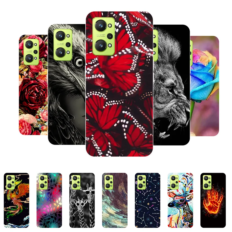 

Phone Case For Realme GT Neo2 Cover Soft Silicone Butterfly Fundas For Realme GT Neo 2 Case Coque For Realme GT Neo2 5G Case