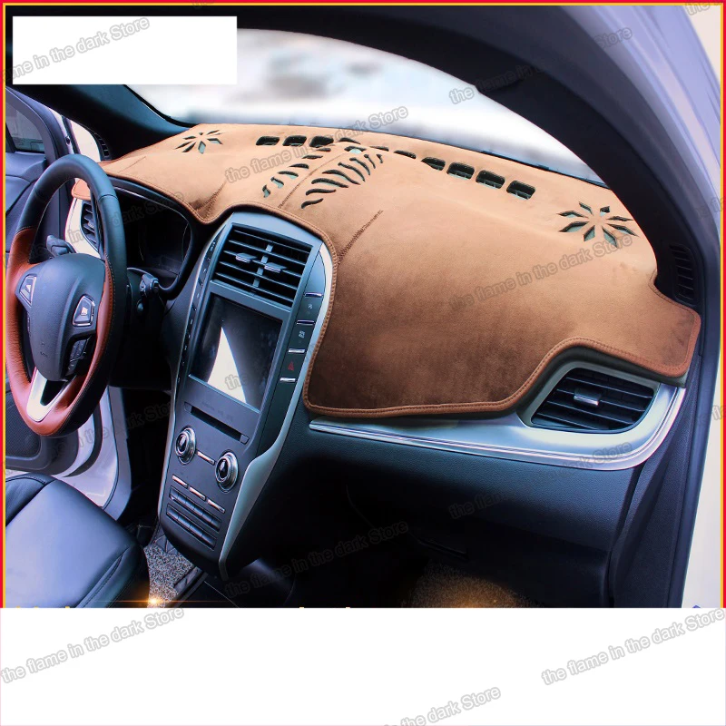 Lsrtw2017 замшевый полиэстер предотвращает отражение коврик для приборной панели