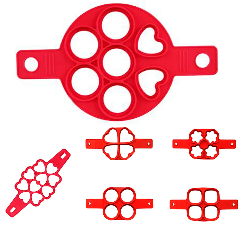 Силиконовые инструмент для выпечки яиц антипригарный готовки кольцевой