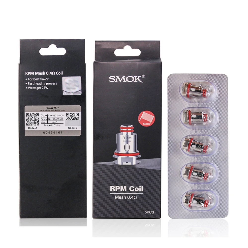 Оригинальный электронных сигарет SMOK RPM40 РБА об/мин катушки испаритель головки