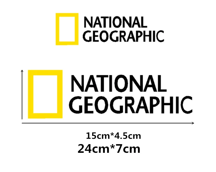 Длина: 15 см; 24 см, креативные наклейки для автомобиля с национальным Geographic Channel, наклейки на лобовое стекло мотоцикла, авто тюнинг, Стайлинг Vinyls D10