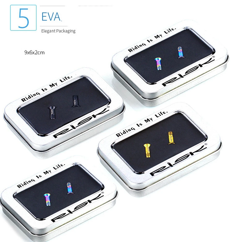 2 шт. титановые винты для велосипеда M5