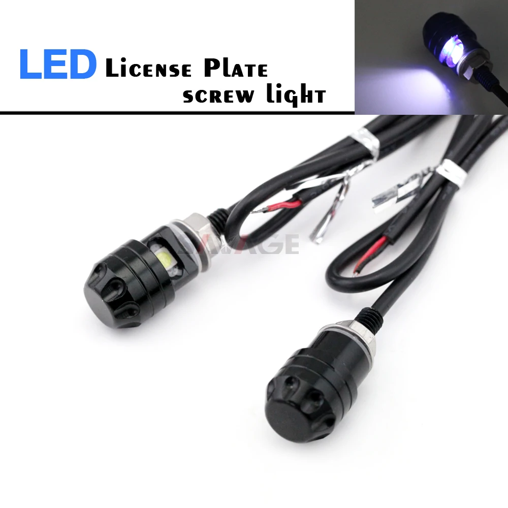 Новый дизайн аксессуары для мотоциклов с ЧПУ универсальная Светодиодная лампа 12