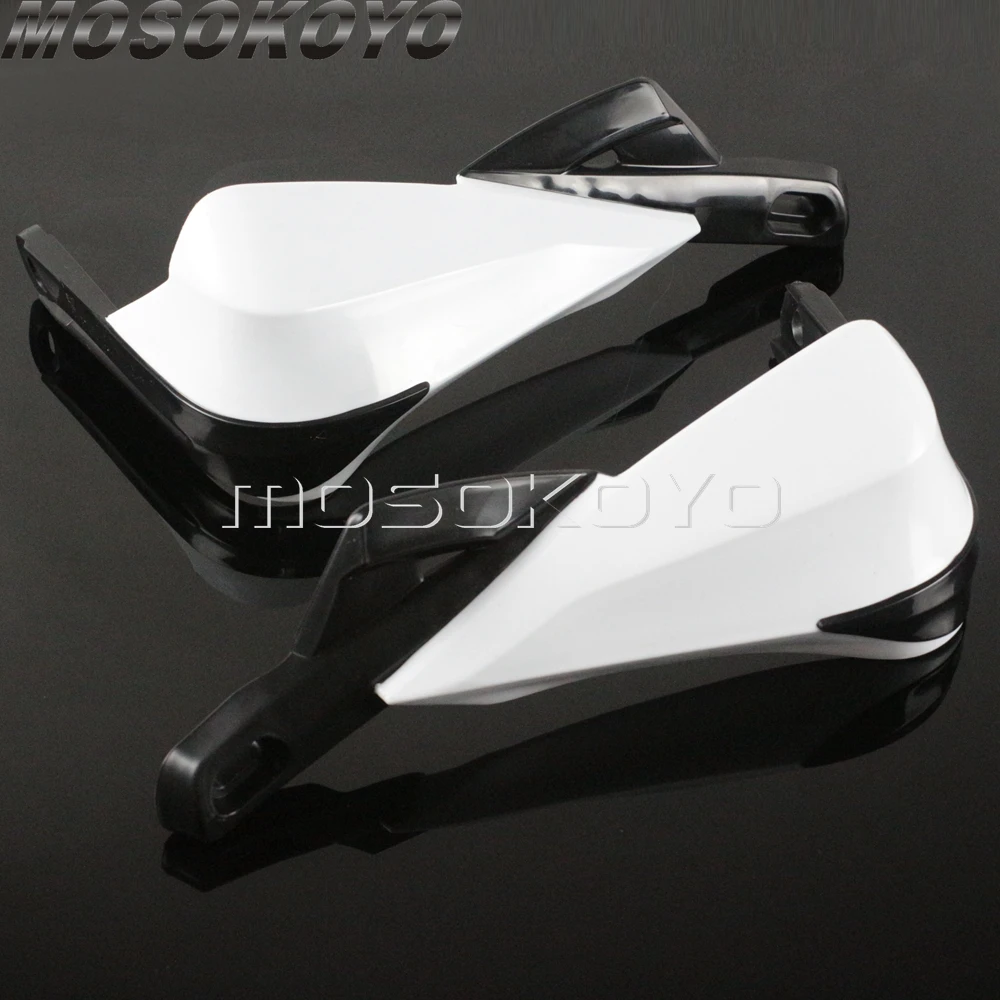 Белый Dirt Bike 28 мм Handguard 7/" ручной щиток для KTM Duke SXF XCF EXC SMR Husqvarna TE TC 125 250 490 790 1290 Универсальный