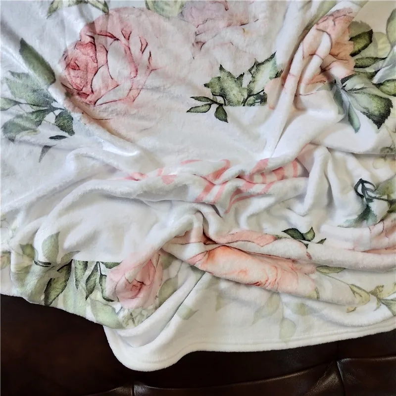 Personalized Baby Blanket Swaddling Baby Bedding Crib Swaddle Flower Cartoon Newborn Infant Gift Baby Bed Blanket Birthday Gift