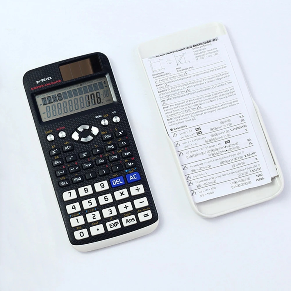 ANENG 12 Digit Student's Scientific Calculator School Mathematics Counting Tool 552 Functions Multifunctional Counter | Компьютеры и