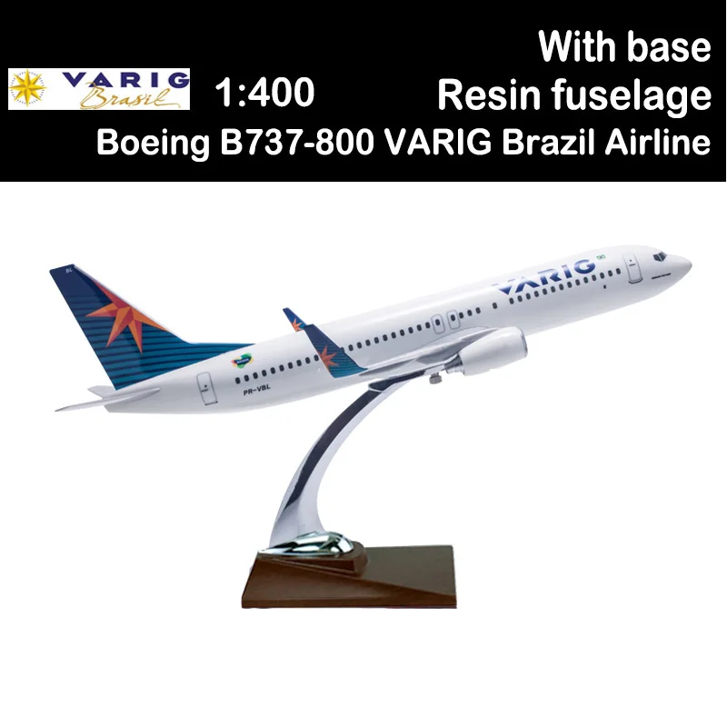 1/100 40 см Boeing B737-800 VARIG бразильские авиалинии игрушечные модели самолетов литье под