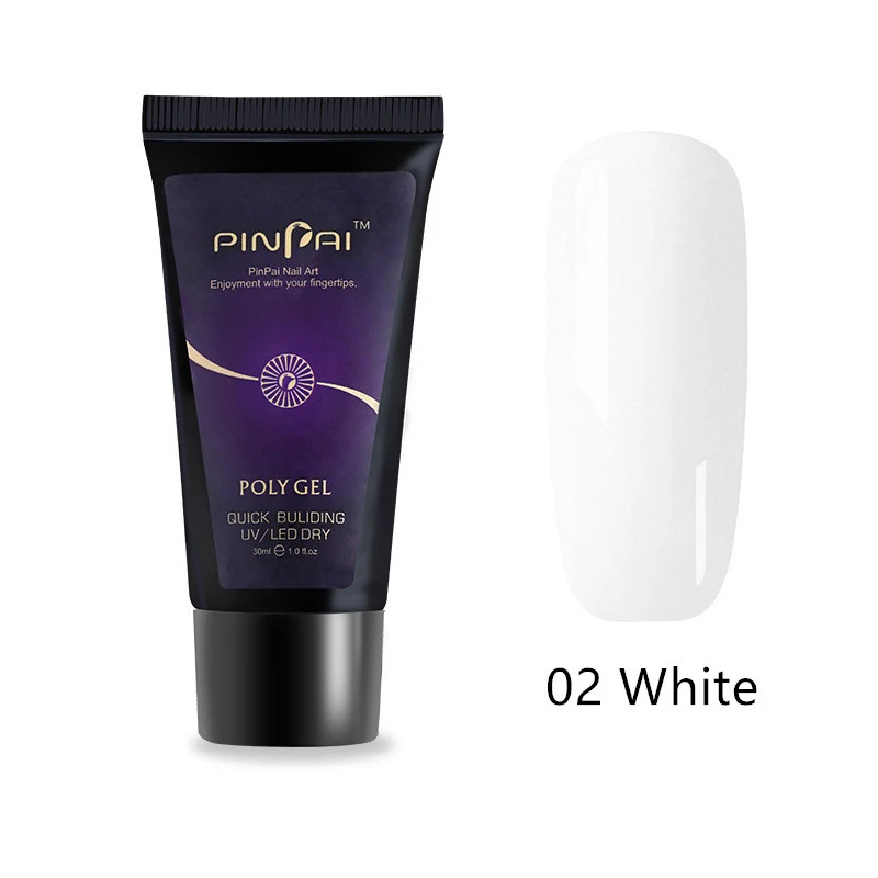 30 мл полигель для наращивания пальцев кристально-желе нейл-арта камуфляж Твердый