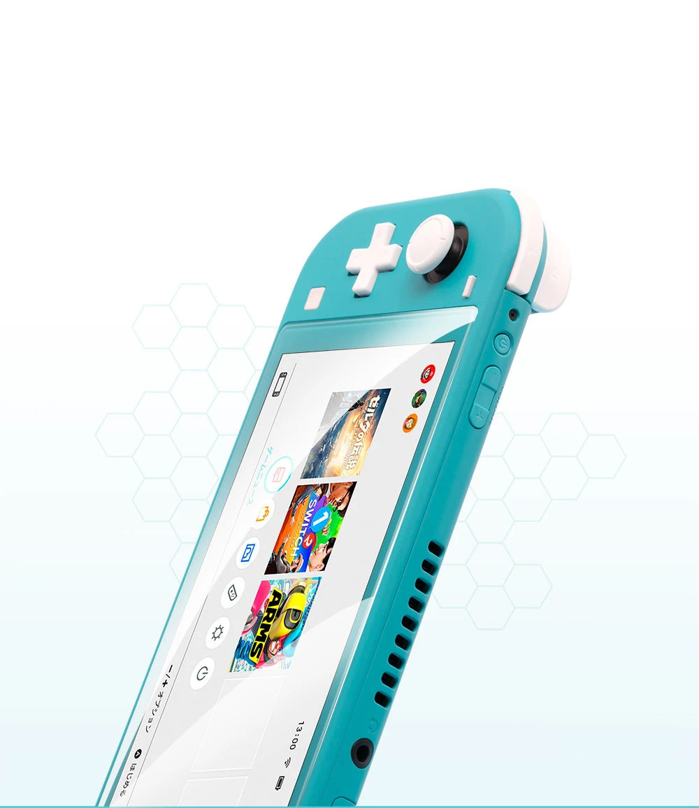 Закаленное стекло Geekshare для Nintendo Switch Lite 0 33 мм 9H защиты экрана Asahi Защитная пленка NS