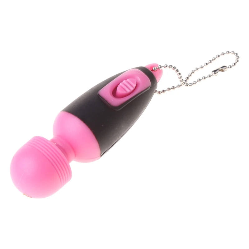 

Y1UF Mini Travel Tiny Female Personal Massager Body Head Neck Keychain