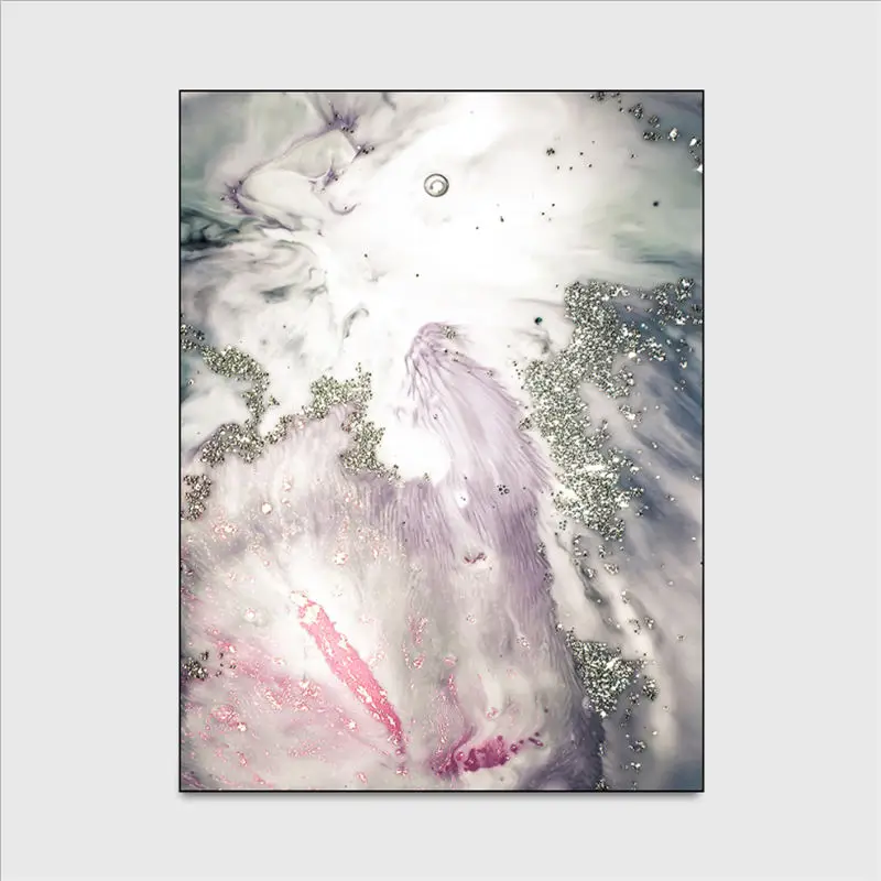 Коврик для гостиной с абстрактным розовым рисунком морской воды украшения